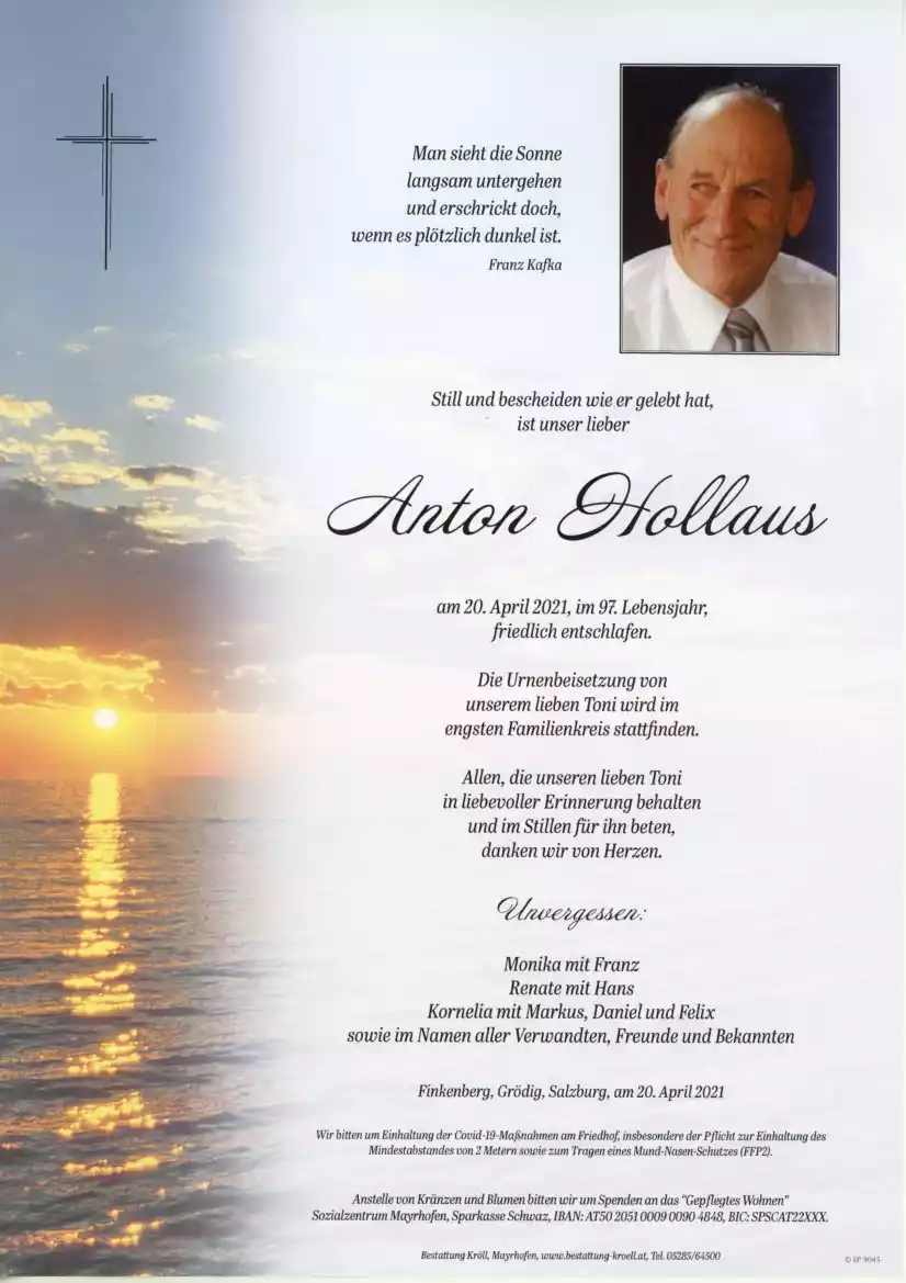 Parte von Anton Hollaus